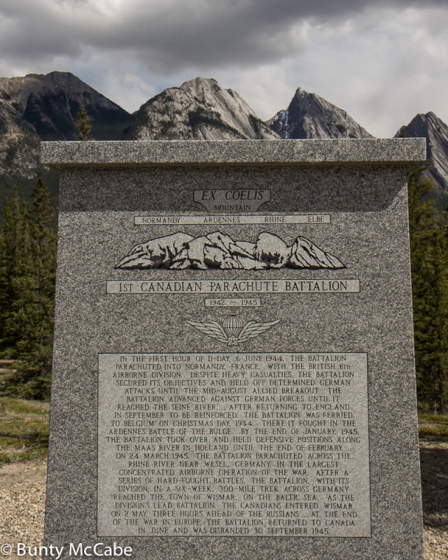 Four mountains named after battles fought in France, Belgium and Germany by the 1st Canadian Parachute Battalion.